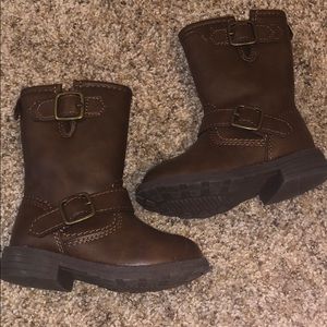 Toddler girl size 5 brown boots